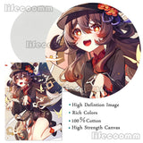 Genshin Impact Game Anime Wall Art Canvas Painting Cheerful Hu Tao Posters And Prints For Living Room Decoration Unframed