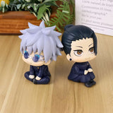 10cm Jujutsu Kaisen Mini Figures Satoru Gojo Figure Action Geto Suguru Figurine Q Version Anime Model PVC Collection Toys Statue