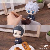 10cm Jujutsu Kaisen Mini Figures Satoru Gojo Figure Action Geto Suguru Figurine Q Version Anime Model PVC Collection Toys Statue