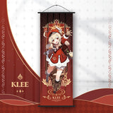 Genshin Impact Scroll Canvas Painting Columbina Sandrone Flins Home Decor Wall Hanging Anime Poster Wall Art Room Decoration