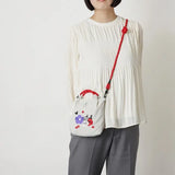 In Stock Hot Anime Moomins Series Shoulder Bag Cute Cartoon Character Little My Creativity Embroidered  Crossbody Bag