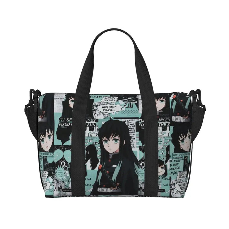 Demon Slayer Tote Bag Tanjiro & Nezuko Beach/Travel Bag