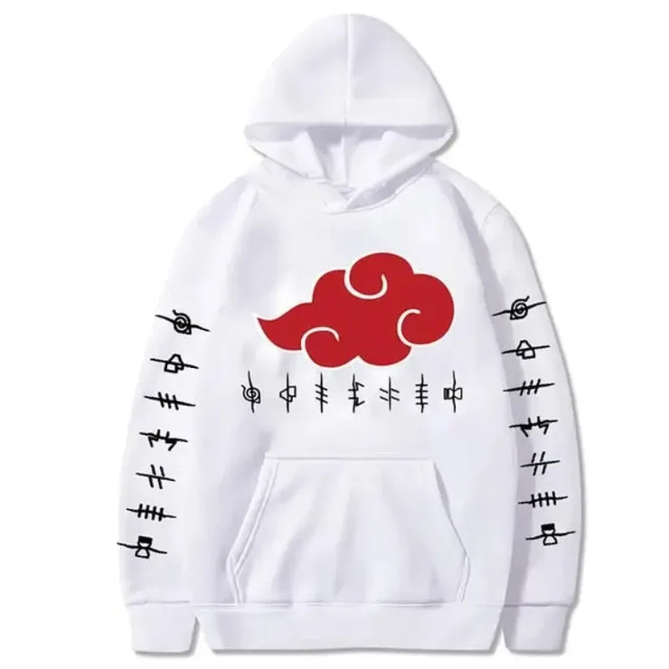 New Akatsuki Cloud Fun Printed Men's Y2K Hoodie Fashion Printed Pullover Autumn & Winter Comfortable Best Selling Hip Pop Top