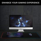 Anime Spy X Family RGB Pc Gamer Keyboard Mouse Pad Mousepad LED Glowing Mouse Mats Rubber Gaming Computer Mausepad