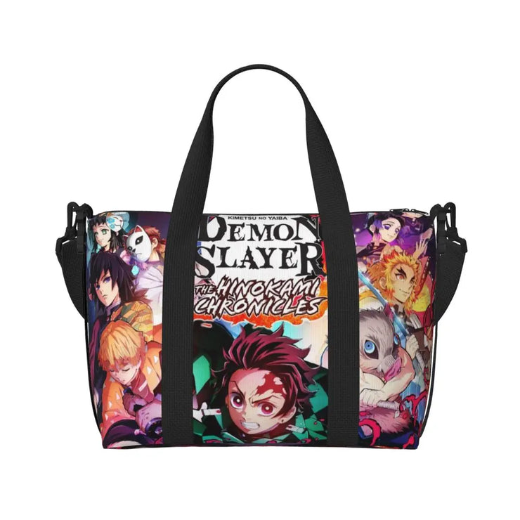 Demon Slayer Tote Bag Tanjiro & Nezuko Beach/Travel Bag