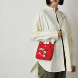 In Stock Hot Anime Moomins Series Shoulder Bag Cute Cartoon Character Little My Creativity Embroidered  Crossbody Bag