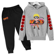 Naruto Akatsuki Cloud Hoodie Girls Boys Fashion Printed Pullover Autumn And Winter Comfortable Street Wear Best-selling Suit