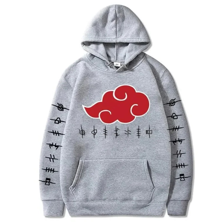 New Akatsuki Cloud Fun Printed Men's Y2K Hoodie Fashion Printed Pullover Autumn & Winter Comfortable Best Selling Hip Pop Top