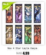 Genshin Impact Scroll Canvas Painting Columbina Sandrone Flins Home Decor Wall Hanging Anime Poster Wall Art Room Decoration