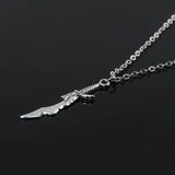 Anime Solo And Leveling Necklace Sung Jin-woo Short Blade Pendant   Necklace Cosplay Props Jewelry  Gifts