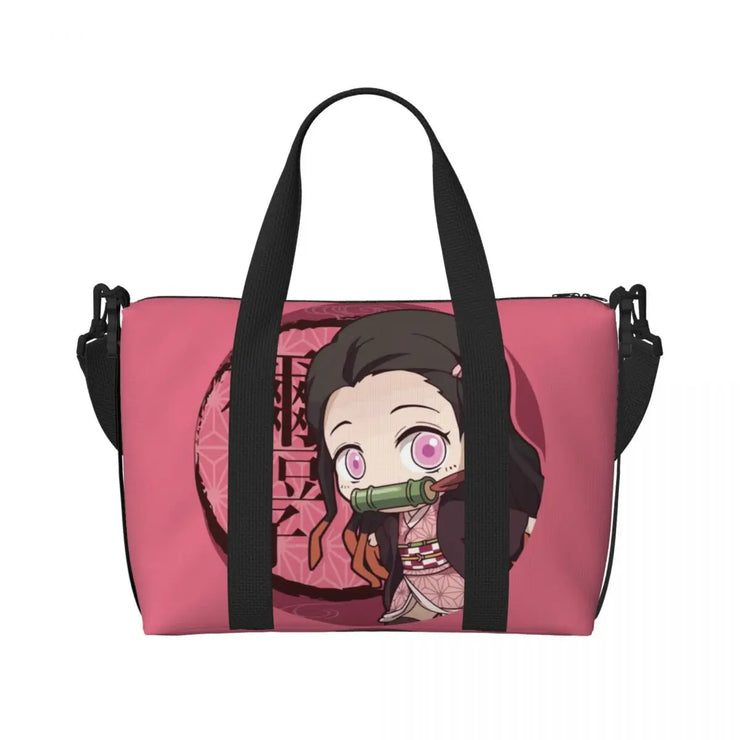 Demon Slayer Tote Bag Tanjiro & Nezuko Beach/Travel Bag