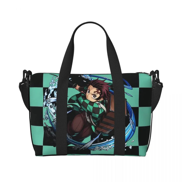 Demon Slayer Tote Bag Tanjiro & Nezuko Beach/Travel Bag