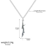 Anime Solo And Leveling Necklace Sung Jin-woo Short Blade Pendant   Necklace Cosplay Props Jewelry  Gifts