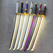 40inch Luminou Roronoa Zoro Katana Sword Led Light Anime Zoro Cosplay Prop Real Japanese Katana Original Samurai Sabre Kid Toy