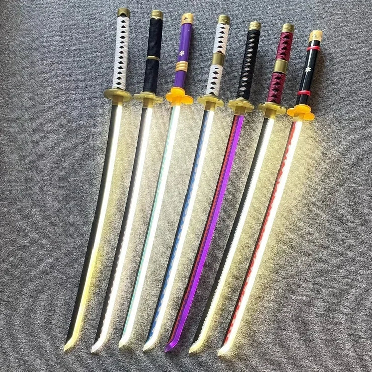 40" LED Zoro Katana Sword Anime Cosplay Samurai Toy