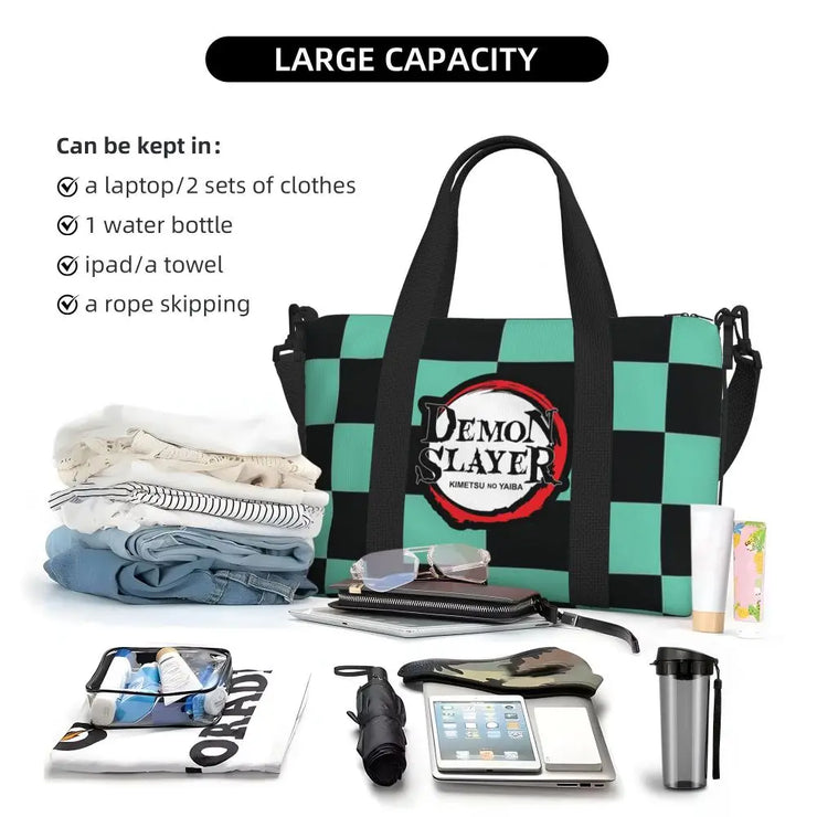 Demon Slayer Tote Bag Tanjiro & Nezuko Beach/Travel Bag