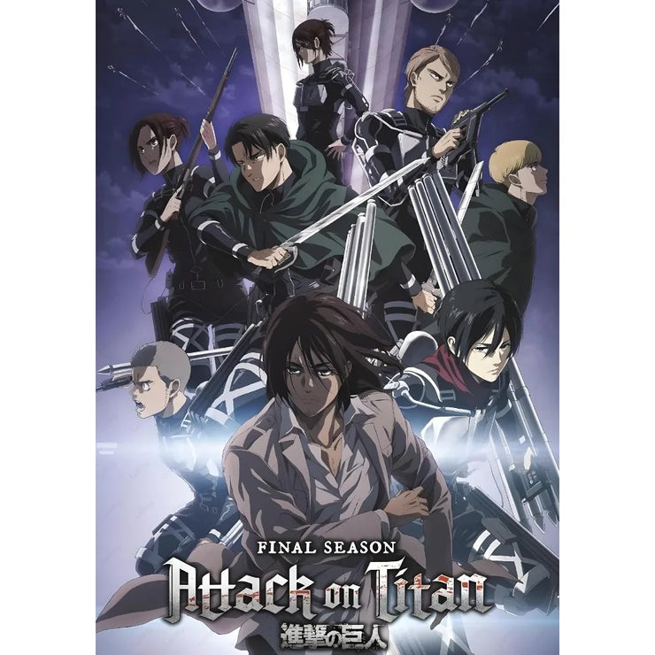 Anime A-Attack on Titans Poster Sticky Wall Art Printing Waterproof Home Living Bed Room Bar Aesthetic Decor