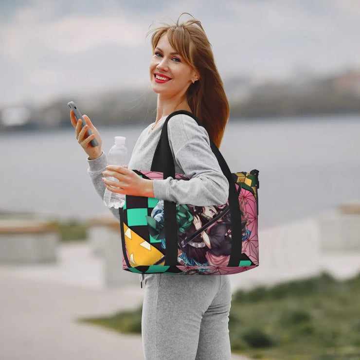 Demon Slayer Tote Bag Tanjiro & Nezuko Beach/Travel Bag