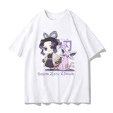 Demon Slayer Q-Version Cotton T-Shirt for Adults and Children! Nine Hashira & Main Characters Anime Short Sleeve