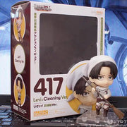 Levi Ackerman 390 417 Eren Jaeger 375 Mikasa Ackerman 365 Hange Zoe 1121 action figure PVC toys collection doll anime cartoon