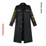 Anime Tokyo Revengers Cosplay Costume Mikey Manjiro Sano Ken Embroidery Jacket Coat Tokyo Manji Gang Cosplay Uniform Women Men
