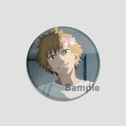 Anime Chainsaw Man Button Pins Character Makima Denji Cartoon Brooches Round Badge Backpacks Accessory Decor Fans Collect Gifts