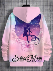 Cartoon Sailor Moons 3D Print All Seasons Children Casual Sweatshirt Cool Pullover Tops Unisex Clothes Boy Girl Hoodies