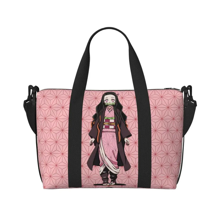Demon Slayer Tote Bag Tanjiro & Nezuko Beach/Travel Bag