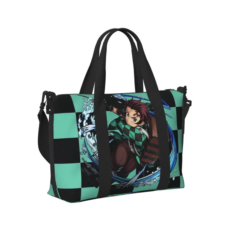 Demon Slayer Tote Bag Tanjiro & Nezuko Beach/Travel Bag