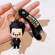 Anime Hunter x Hunter Keychain Cosplay Killua Kurapika Keyrings Resin Pendant Car Bag Key Chain Jewelry Accessories Wholesale