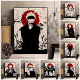 Modern Japanese Anime Canvas Wall Art  Jujutsu Kaisen Gojo Satoru Poster for Kids Room Decor Stylish Home Murals Decorative Pain