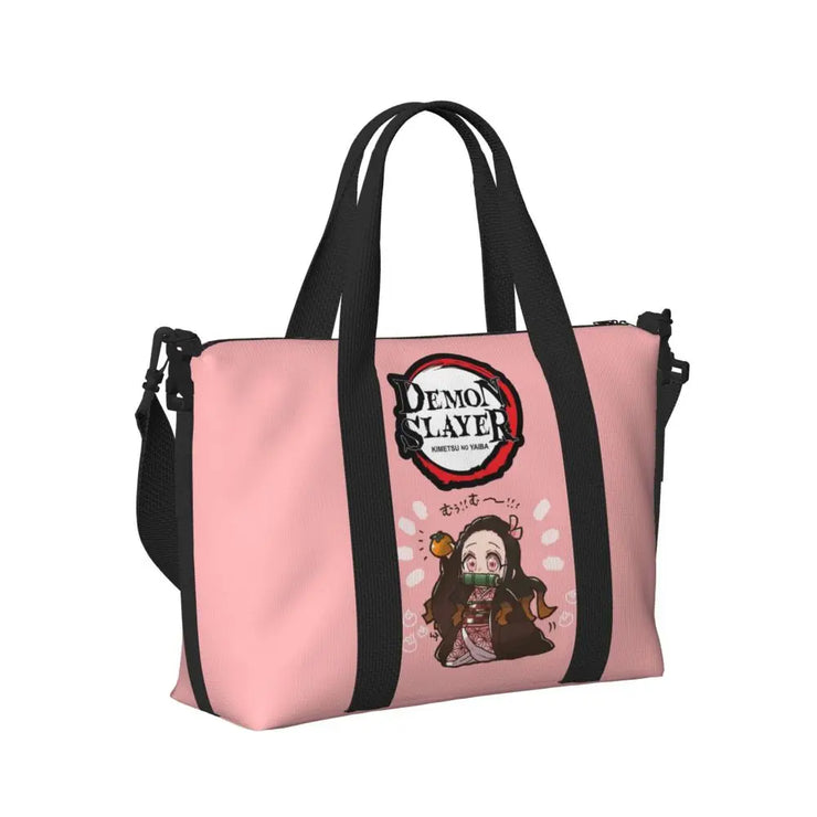 Demon Slayer Tote Bag Tanjiro & Nezuko Beach/Travel Bag