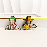 One Piece Manga Pin Anime Lapel Pins Backpacks Cute Things Vegeta Goku Brooches Badges on Backpack Brooch for Clothes Jewelry