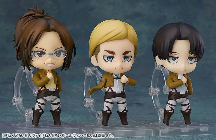 Levi Ackerman 390 417 Eren Jaeger 375 Mikasa Ackerman 365 Hange Zoe 1121 action figure PVC toys collection doll anime cartoon