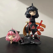 Anime Anya Spy×family Anya Forge Figures Cos Uchiha Itachi and Pain Figurine Model Naruto PVC Cute Collection Peripheral Toys