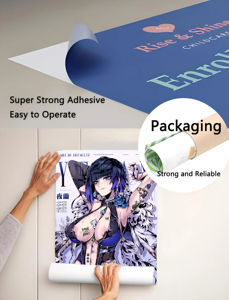Anime A-Attack on Titans Poster Sticky Wall Art Printing Waterproof Home Living Bed Room Bar Aesthetic Decor