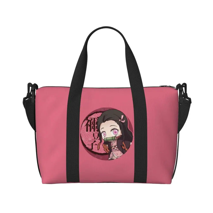 Demon Slayer Tote Bag Tanjiro & Nezuko Beach/Travel Bag