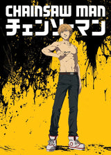 Classic Anime Chainsaw -man Poster Print Canvas Art Pictures Home for Living Room and Bedroom Wall  Decor Frameless Painting