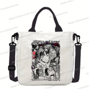 Junji Ito Cat Anime Shoulder Bag Unisex Canvas Crossbody