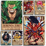 O-One P-Piece Wanted Poster Poster Art Print Anime Style Home Decor Ideal Gift Perfect Room Decor