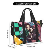 Demon Slayer Tote Bag Tanjiro & Nezuko Beach/Travel Bag