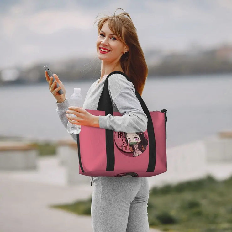 Demon Slayer Tote Bag Tanjiro & Nezuko Beach/Travel Bag