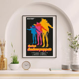 Retro Scorpions David Vocal Concert Poster Classic Pose Canvas Painting on Wall Art Superstar Decor Picture for Living Room