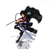 Attack on Titan Acrylic Standing Eren Mikasa Levi Erwin Armin Anime Action Figures Wolf Titan 16cm Model Toys Decor Toys For Kid