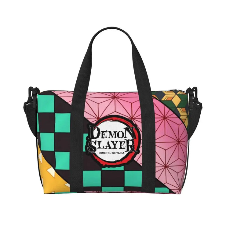 Demon Slayer Tote Bag Tanjiro & Nezuko Beach/Travel Bag