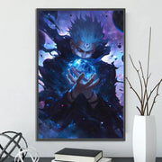 J-Jujutsu Gojo Satoru Self-adhesive Poster Figures Home Decoration Painting Wall Art Bedroom Cartoons Decor Anime Wallpaper