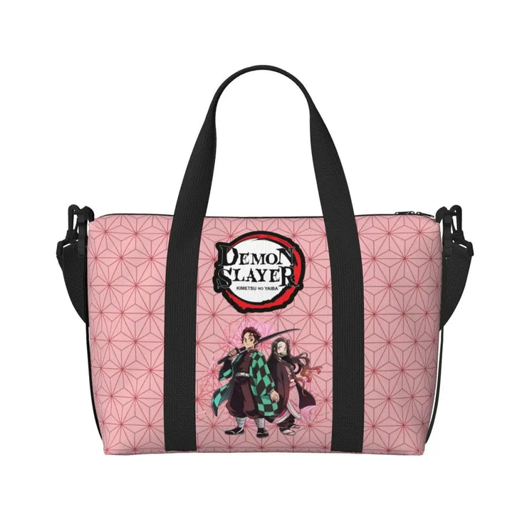 Demon Slayer Tote Bag Tanjiro & Nezuko Beach/Travel Bag