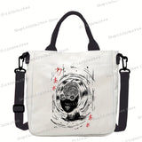 Junji Ito Cat Anime Shoulder Bag Unisex Canvas Crossbody