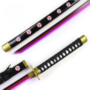 40inch Luminou Roronoa Zoro Katana Sword Led Light Anime Zoro Cosplay Prop Real Japanese Katana Original Samurai Sabre Kid Toy