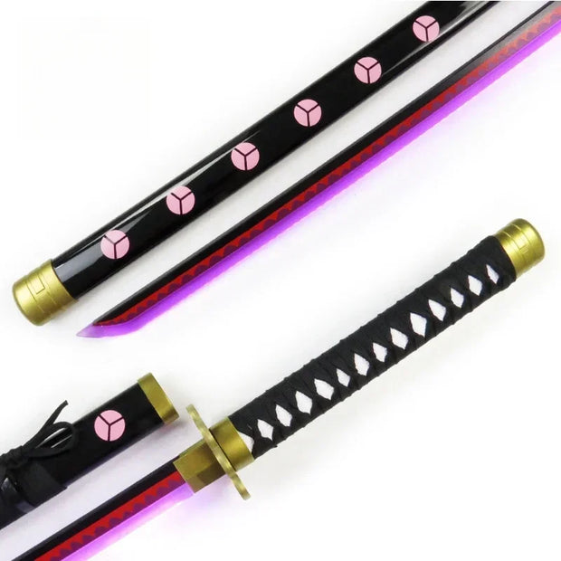 40inch Luminou Roronoa Zoro Katana Sword Led Light Anime Zoro Cosplay Prop Real Japanese Katana Original Samurai Sabre Kid Toy
